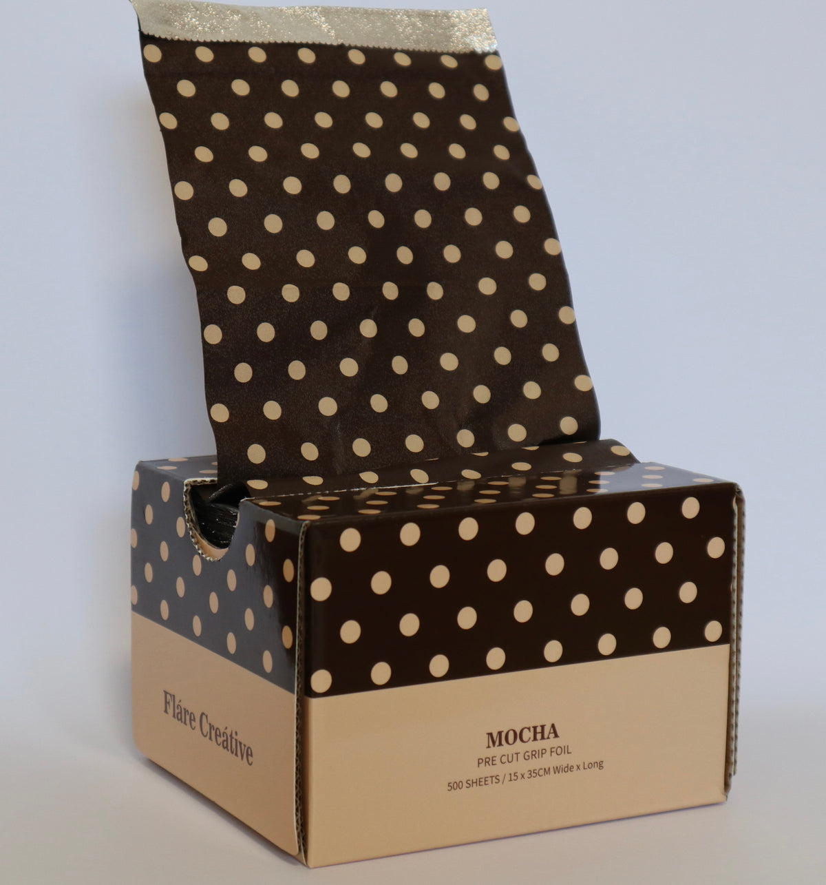MOCHA PRE-CUT HAIR FOIL (WIde - Medium)