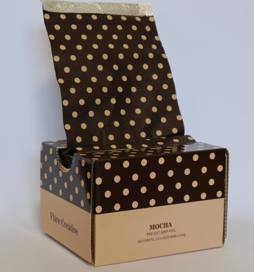 MOCHA PRE-CUT HAIR FOIL (Wide - Long