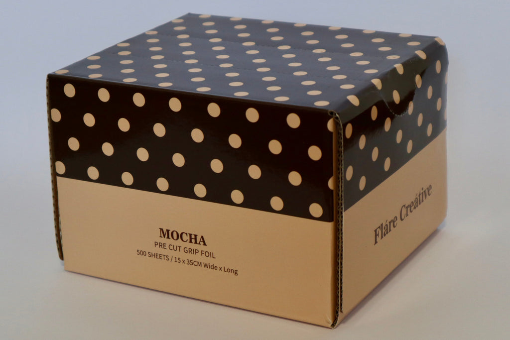 MOCHA PRE-CUT HAIR FOIL (WIde - Medium)